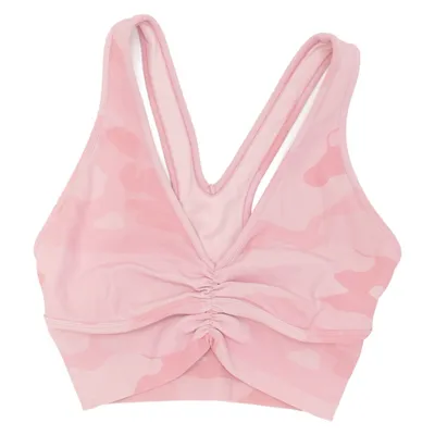 Sports-BH (Pink, Flerfarvet) fra Alo Elastan, Polyamid, Polyester
