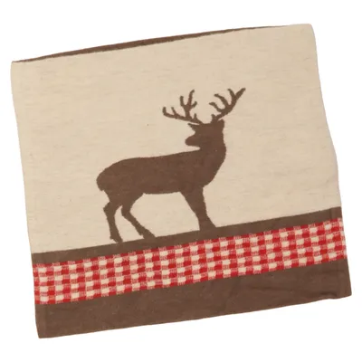 Housse de coussin (Beige, Marron, Rouge) de David Fussenegger Coton biologique