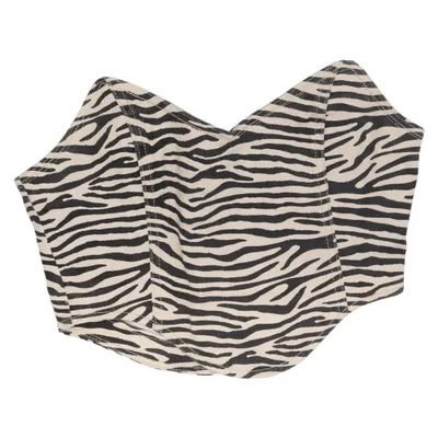 Bustier (Corset Denim Top) från NA-KD Bomull, Elastan