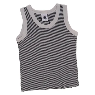 Tank Top (Gray, White) from Petit Bateau Cotton