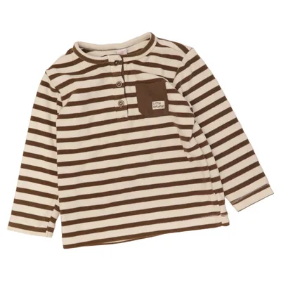 Farfarströja (Brun, Vit) från Topomini Elastan, Polyester