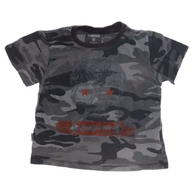 T-shirt (Gray, Black, Green) from Terranova Cotton