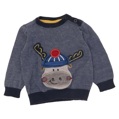 Weihnachtspullover (Blau, Mehrfarbig) von Baby Club by C&A Baumwolle