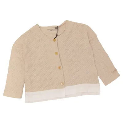 Cardigan (Beige, White) from Bellybutton Cotton