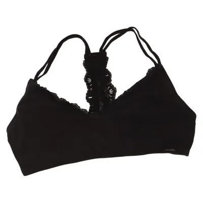 Bralette (Svart) från Living Crafts Elastan, Ekologisk bomull