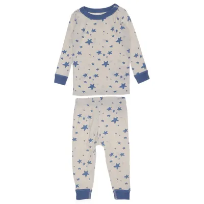 Pyjamas (Vit, Blå) från Hanna Andersson Ekologisk bomull