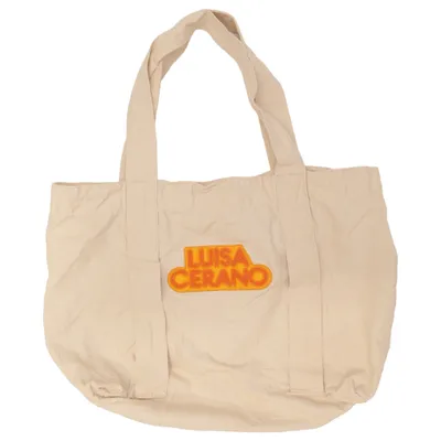 Sac en toile (Beige) de Luisa Cerano