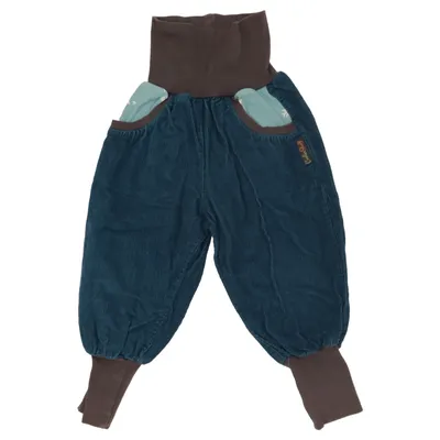 Corduroy broek (Turquoise, Grijs) van Coolerstuff
