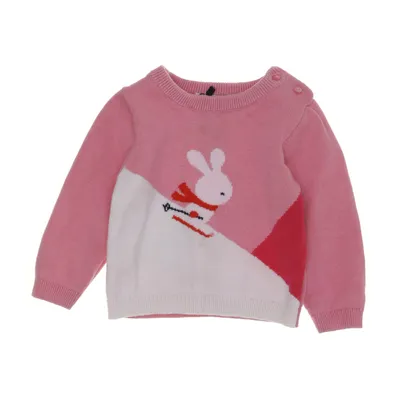 Sweater (Pink, Hvid, Rød) fra Jacadi Bomuld, Polyamid, Uld