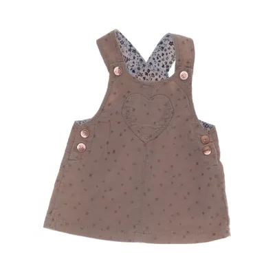 Hängselklänning (Beige, Flerfärgad) från Baby Club Bomull