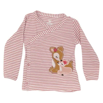 T-shirt à manches longues (Rose, Blanc) de Koala Baby Coton