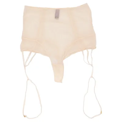 Strømpebåndsholdere (Beige) fra Maison Close Bomuld, Elastan, Polyamid