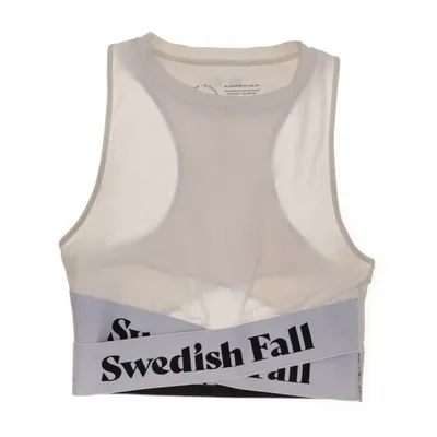 Sports bra (White) from Swedish Fall Elastane, Recycled polyester