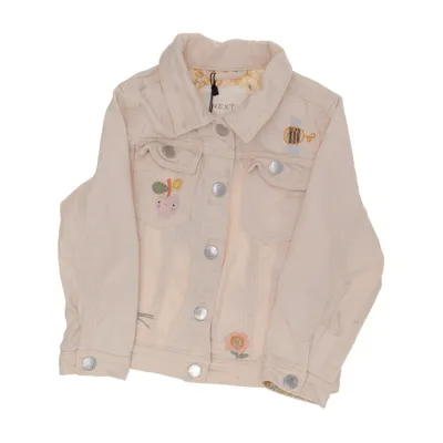 Jeansjacka (Beige, Flerfärgad) från Next Bomull