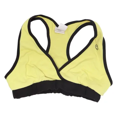 Sports bra (Yellow, Black) from Zumba Wear Elastane, Polyamide