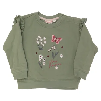 Sweatshirt (Grøn, Flerfarvet) fra Liegelind Bomuld, Elastan