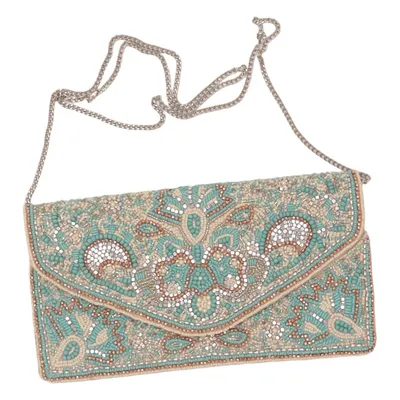 Clutch bag (Turquoise, Multicolored) from Glamorous Polyester