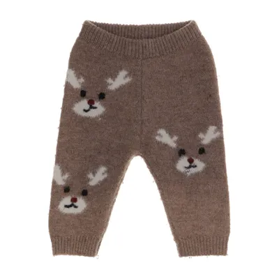 Pyjamasbyxor (Brun) från Zara Akryl, Polyester, Ull