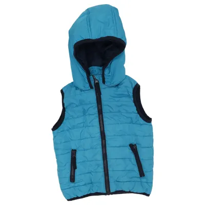 Outer vest (Blue, Black) from Topomini Polyester