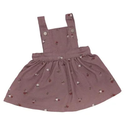 Dungaree dress (Purple, Multicolored) from Name It Cotton, Elastane, Polyester