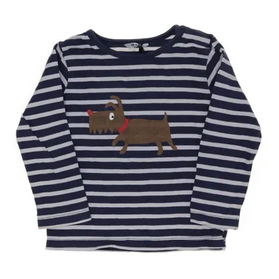 Lange mouwen shirt (Blauw, Wit, Bruin) van Baby Boden Katoen