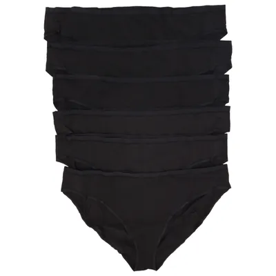 Panties (Black) from Amazon Essentials Cotton, Elastane