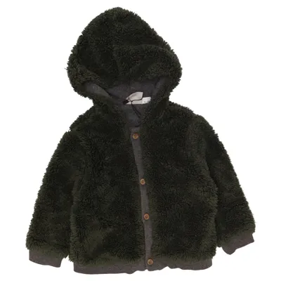 Jacket (Green, Gray) from Zara Baby Cotton, Elastane, Polyester