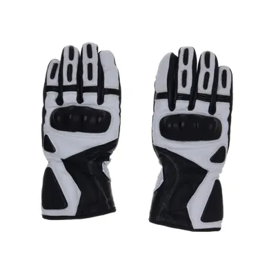 Motorcykelhandsker (Sort, Hvid) fra 3m Thinsulate Polyester, Polyurethan