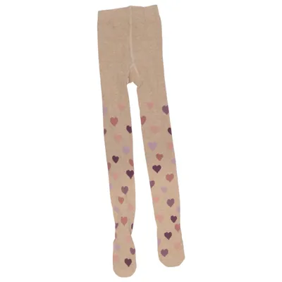 Collants polaires (Beige, Violet) de Lindex Coton biologique