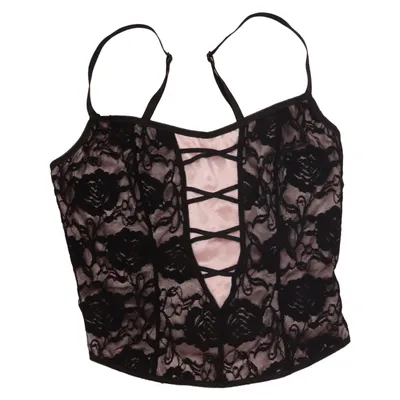 Bustier (Svart, Rosa) från 3 Suisses Elastan, Polyamid
