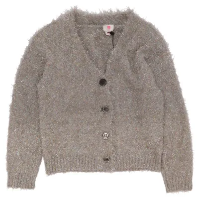 Cardigan (Gray, Multicolored) from Hema Metallic fiber, Nylon, Polyester