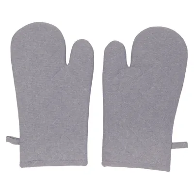 Ovenwanten (Grijs) van Xenos Gerecycled katoen, Gerecycled polyester