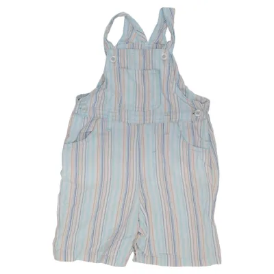 Overalls shorts (Blå, Hvid, Beige) fra Okay Bomuld