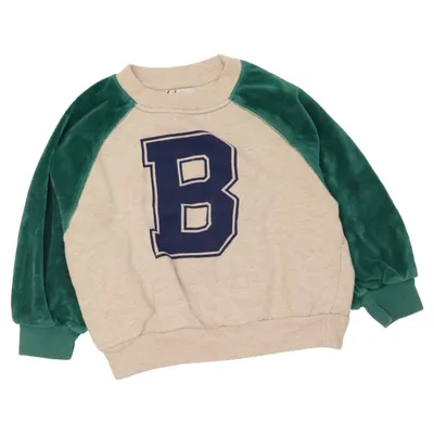 Collegetröja (Beige, Grön, Blå) från Bobo Choses