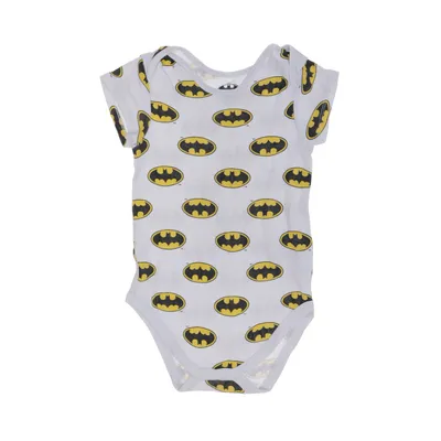 Body (Blanc, Jaune, Noir) de Batman Coton