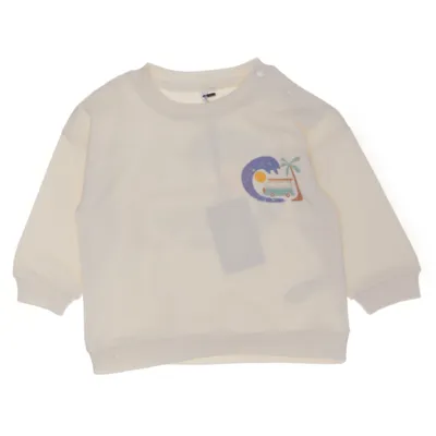 Sweatshirt (Hvid, Flerfarvet) fra Zeeman Bomuld, Elastan, Polyester