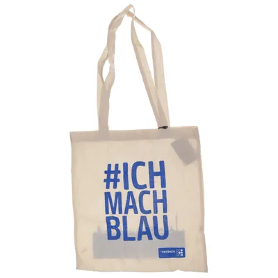 Canvas bag (Beige, Blue) from Playback