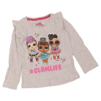 Lange mouwen shirt (Grijs, Meerkleurig) van L.O.L. Surprise! Katoen, Viscose
