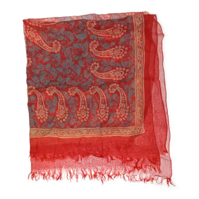 Scarf (Röd, Flerfärgad)