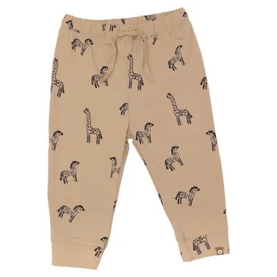Pyjamasbukser (Beige) fra POMPdeLUx Elastan, Økologisk bomuld