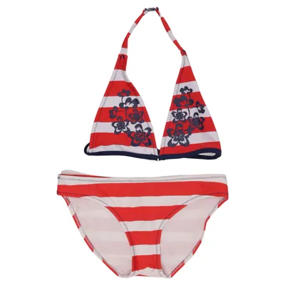 Bikini (Rood, Wit, Blauw) Elastaan, Polyamide, Polyester