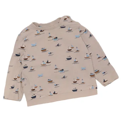 Collegetröja (Beige, Flerfärgad) från Topomini