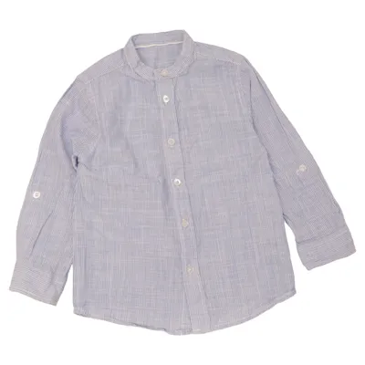 Shirt (Blue, White) from Dunnes Stores Cotton