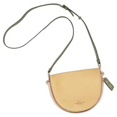 Skuldertaske (Beige, Pink, Grøn) fra Coach