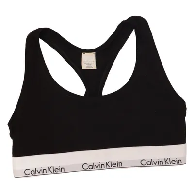 Sports bra (Black, White) from Calvin Klein Cotton, Elastane, Modal