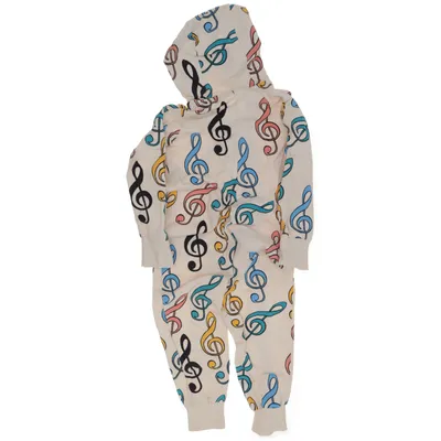 Onesie (Beige, Multicolored) from Mini Rodini Elastane, Organic cotton