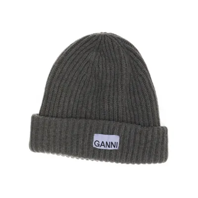 Beaniemössa (5789) från Ganni Polyamid, Återvunnen polyester, Ull