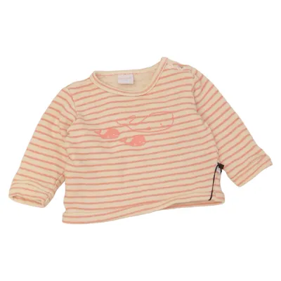 Lange mouwen shirt (Beige, Roze) van Little Katoen