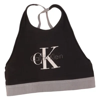 Sports bra (Black, Gray) from Calvin Klein Cotton, Elastane