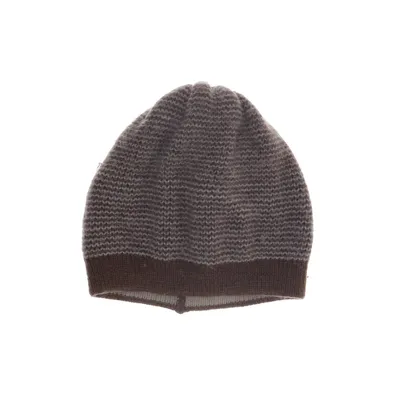 Beanie (Brown, White) from Allsana Wool